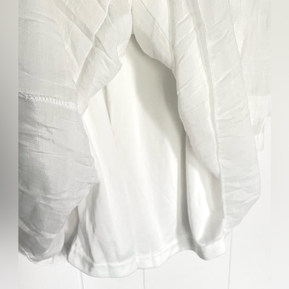 NWT New Solid White Boho Flowy Dress - Picture 4 of 7